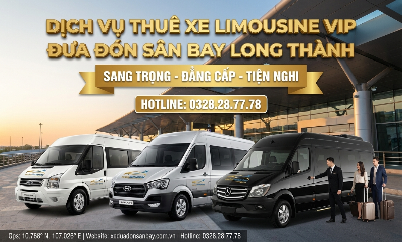 Xe limousine san bay long thanh