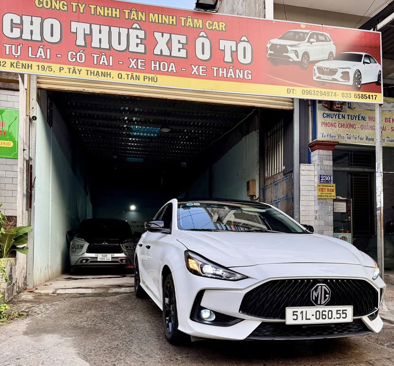 Dịch vụ thuê xe tự lái Bến Lức uy tín, chất lượng, giá rẻ